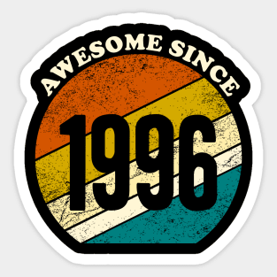 Awesome since 1996 vintage Sticker